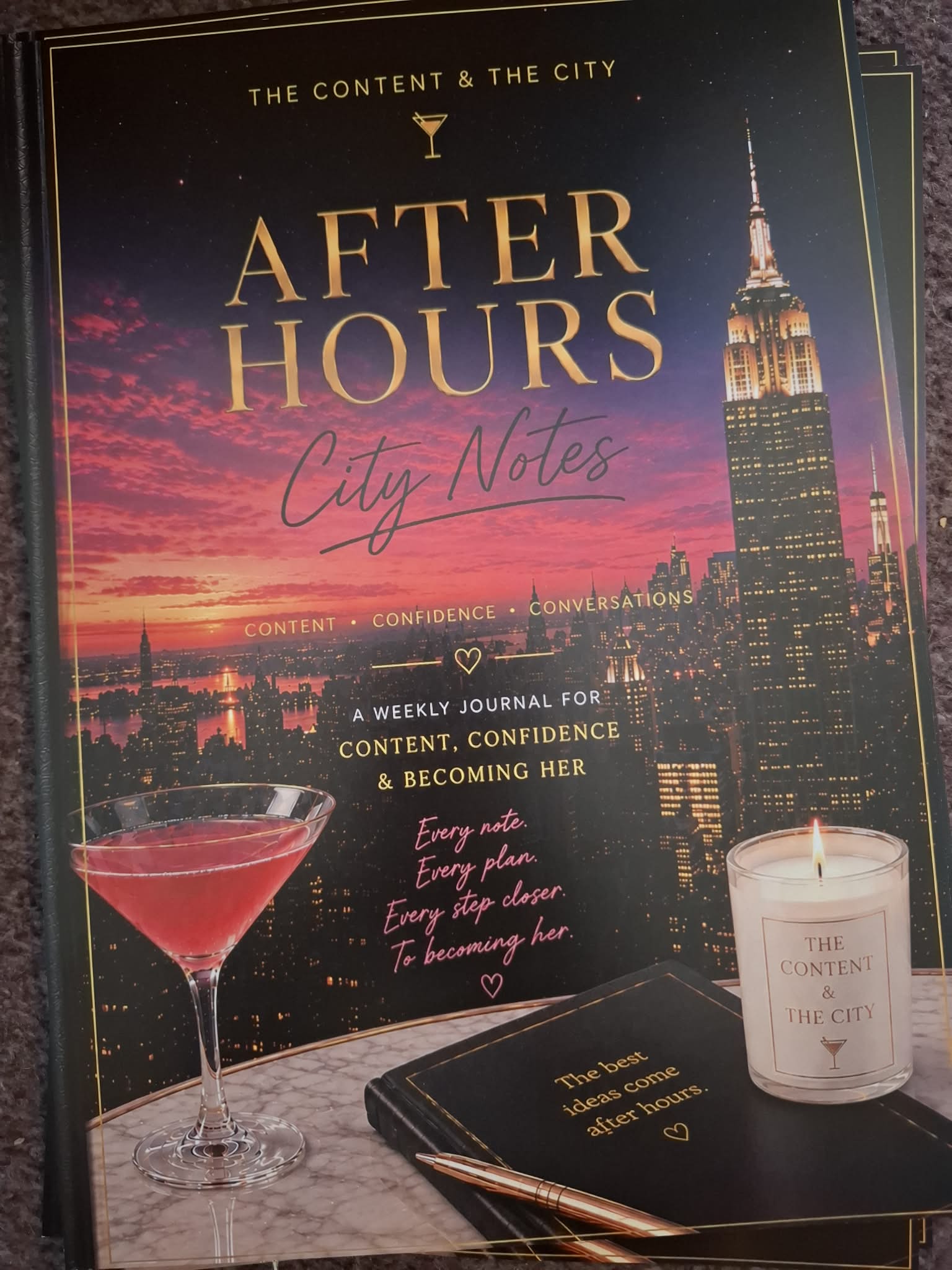 (PRE ORDER) After Hours City Notes Weekly Biz Planner